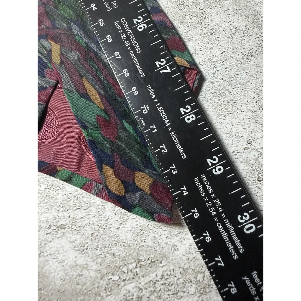 Molecular Expressions Tequila Silk Tie Mens OS Multicolor Geometric Necktie VTG